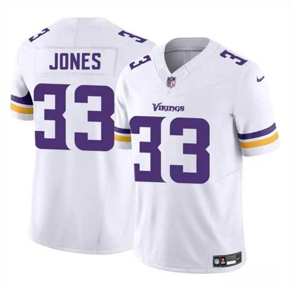 Men & Women & Youth Minnesota Vikings #33 Aaron Jones White F.U.S.E. Vapor Untouchable Limited Stitched Jersey